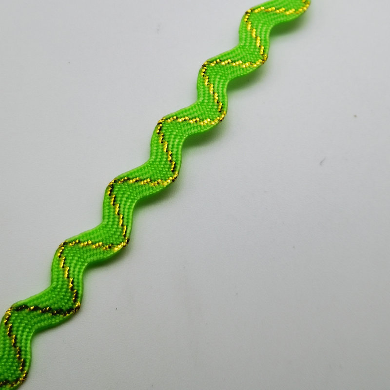 Poliéster borde curvo onda encaje cinta ropa cortina accesorios de encaje cinturón decorativo hecho a mano diyS encaje cinta