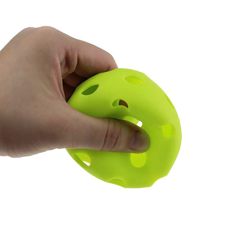 72mm super soft pickleball EVA injection molded 26-hole hole ball floating floor plastic practice baseball