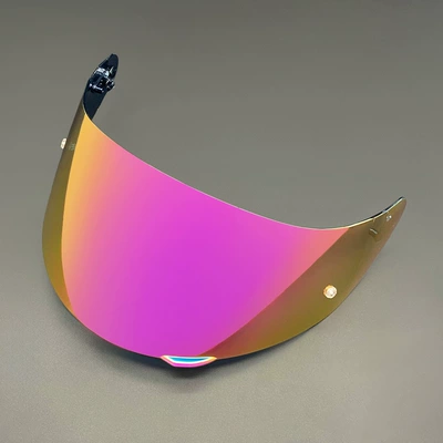 High-Definition Electroplated Mirror Helmet – Dəbilqə (Kaska) aksesuarları - mp01-pink-gold-side-buckle