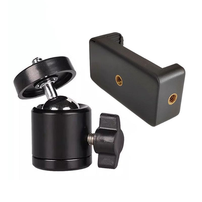 Mobile Phone Live Broadcast Stand Tripod Rotating Clip Gimbal Multi-Functional Accessories Floor Stand 360-Degree Overhead Shooting Fixed