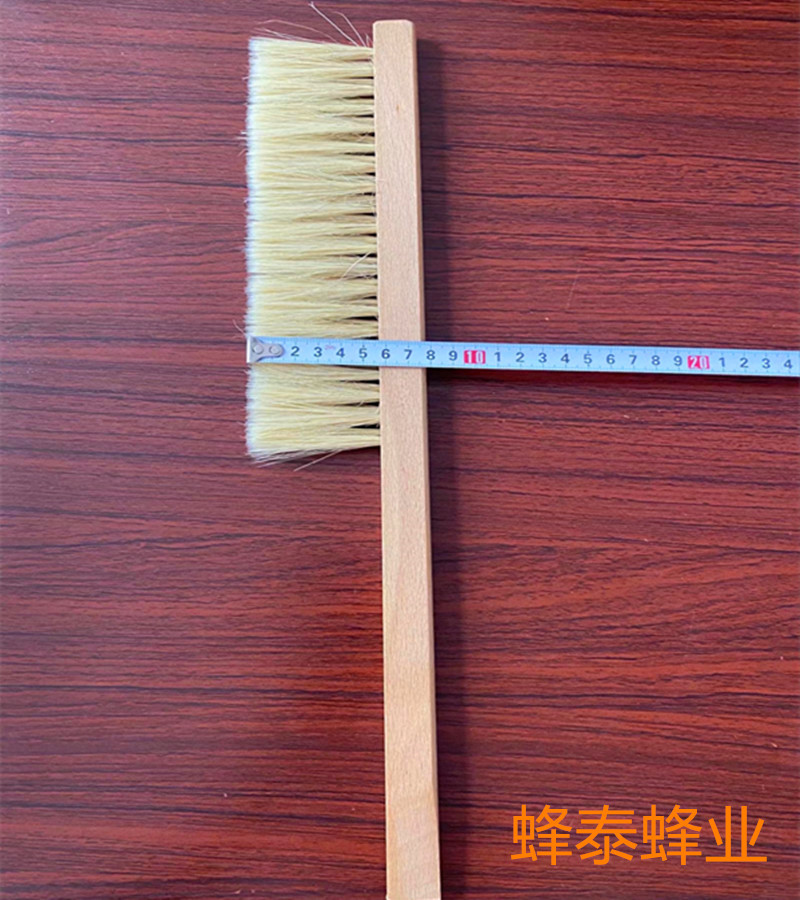 蜂具双排猪鬃蜂扫蜂刷清扫设备马尾蜂扫塑料刷子