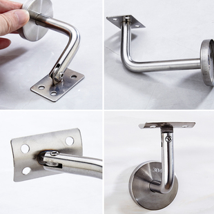 OD59 wholesale 304 stainless steel solid wall bracket stair handrail connector guardrail support frame railing bracket