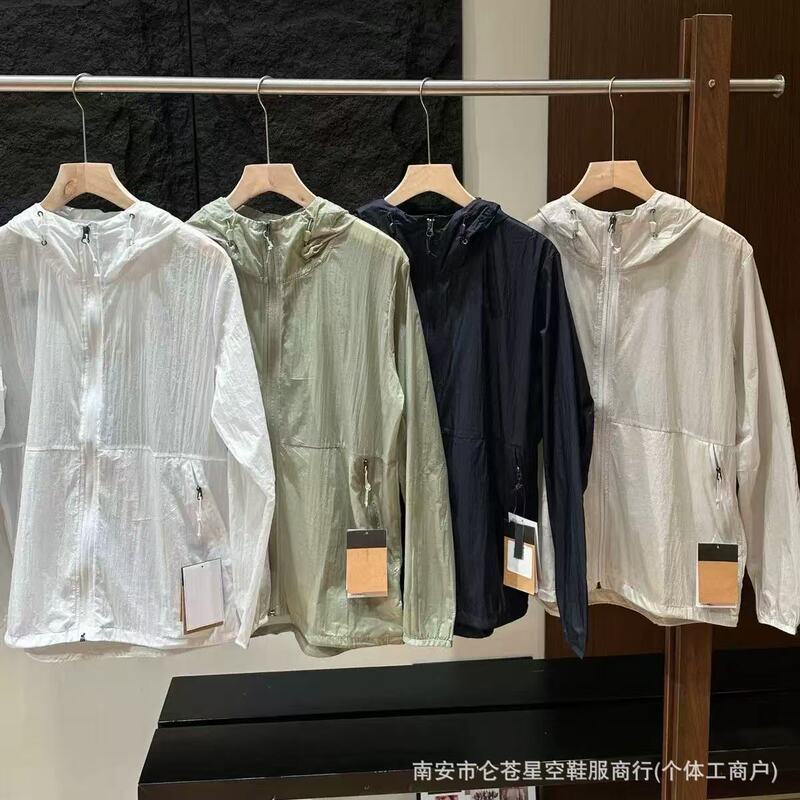 2025 Putian High Version North Face Sun Protection Clothing Skin Clothing Couple Jacket Anti-Uv Men's and Women's Jacket Ultra-Light