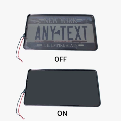 Canadian Car License Plate Frame Black – License plate holder/license plate holder