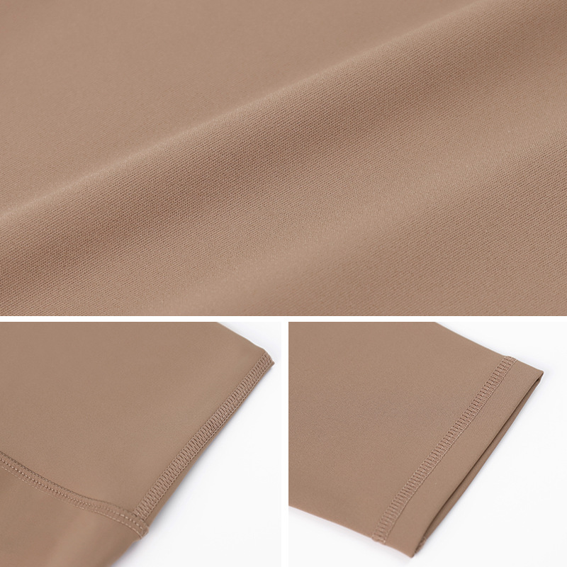 Pantalones de yoga LAHN estilo europeo y americano para mujer, moldeadores, adelgazantes, de alta elasticidad, aptos para usar al aire libre, sin vergüenza, pantalones deportivos de nueve puntos.