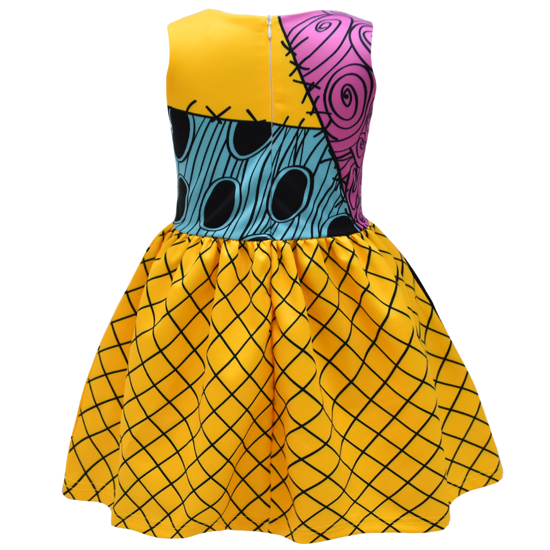 white christmas dresses Nightmare Before Christmas Sally Halloween Dress Cosplay Costume Female / XL