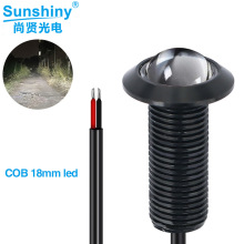 跨境货源 防水鹰眼灯COB 18mm led汽车改装灯宽压恒流 日行倒车灯