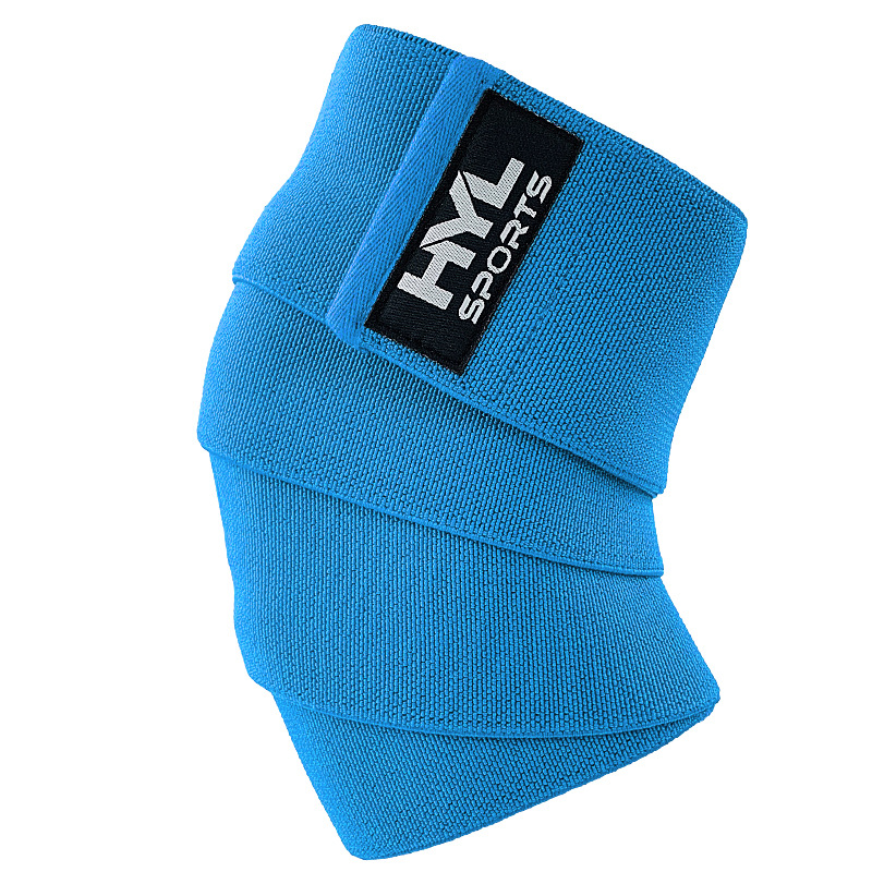 健身护膝绷带深蹲举重卧推绑带护膝健美绑腿缠绕绷带护腿纯色绑带