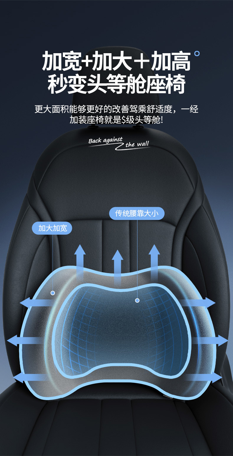 Car Headrest and Lumbar Support for Drivers, Memory Foam Support for Prolonged Sitting, Car Shoulder Pillow, Automotive Accessories