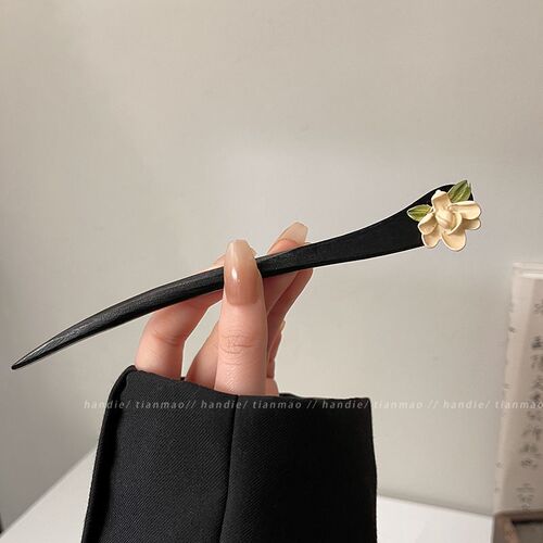 Black sandalwood hairpins, high-end hairpins, simple antique style hairpins,  new Chinese style wooden hairpins