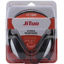 技拓JT1688頭戴式大耳罩耳機台式機筆記本手機單插雙插二合一耳麥