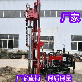 履带式光伏钻机小型光伏打桩机小型庭院履带光伏钻庭院打桩机