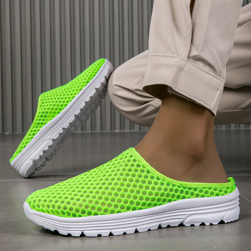 Amazon Explosive Breathable Summer White Shoes Height-increasing Thin Hollow-out sneaker Ultra-light Cross-border plus size Lovers Shoes