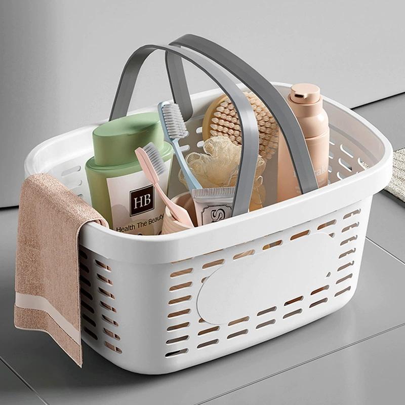 Ручная баня корзина пластиковая ванная комната туалетные принадлежности