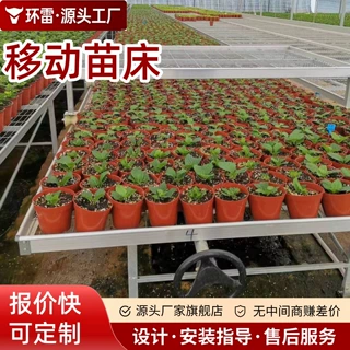 温室电焊网片移动育苗床大棚种植盆栽培幼苗架子园艺花卉育苗苗床