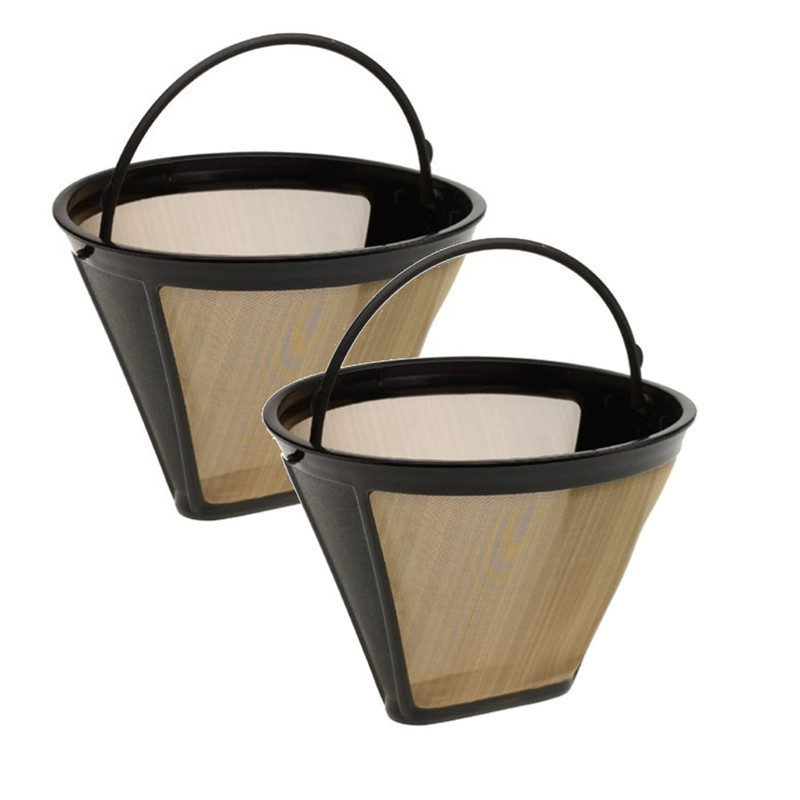 Cone Coffee Filter Cuisinart # 4 Permanent Replacement Filters with Stainless Steel Mesh Meishany Filter Cone Coffee Filter Cuisinart # 4 Permanent Replacement Filters with Stainless Steel Mesh Meishany Filter