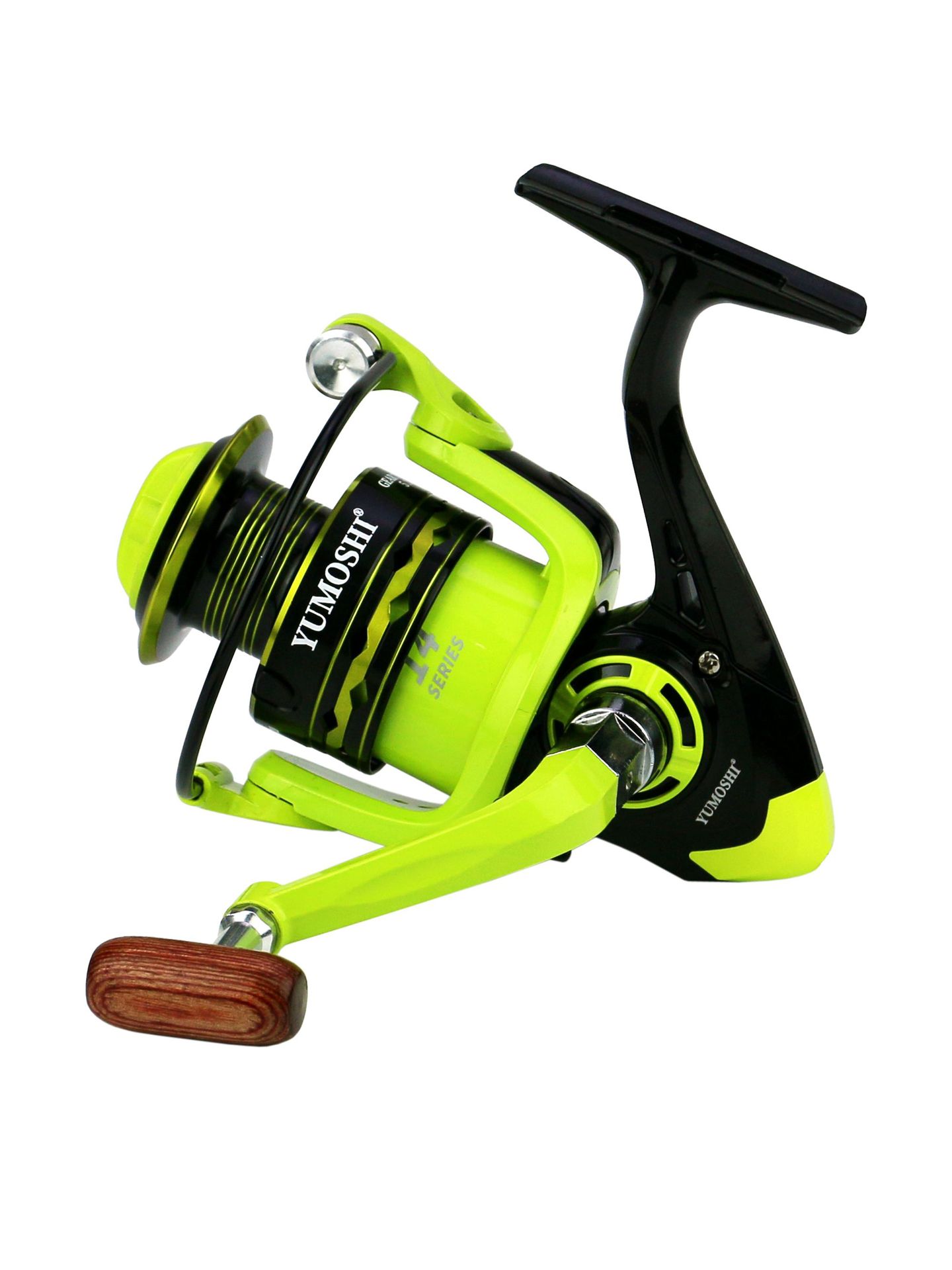 YUMOSHI rueda giratoria taza de alambre de metal rueda de pesca luya rueda de pesca de tiro largo traje de rueda de pesca mar varilla roca caña de pescar carrete