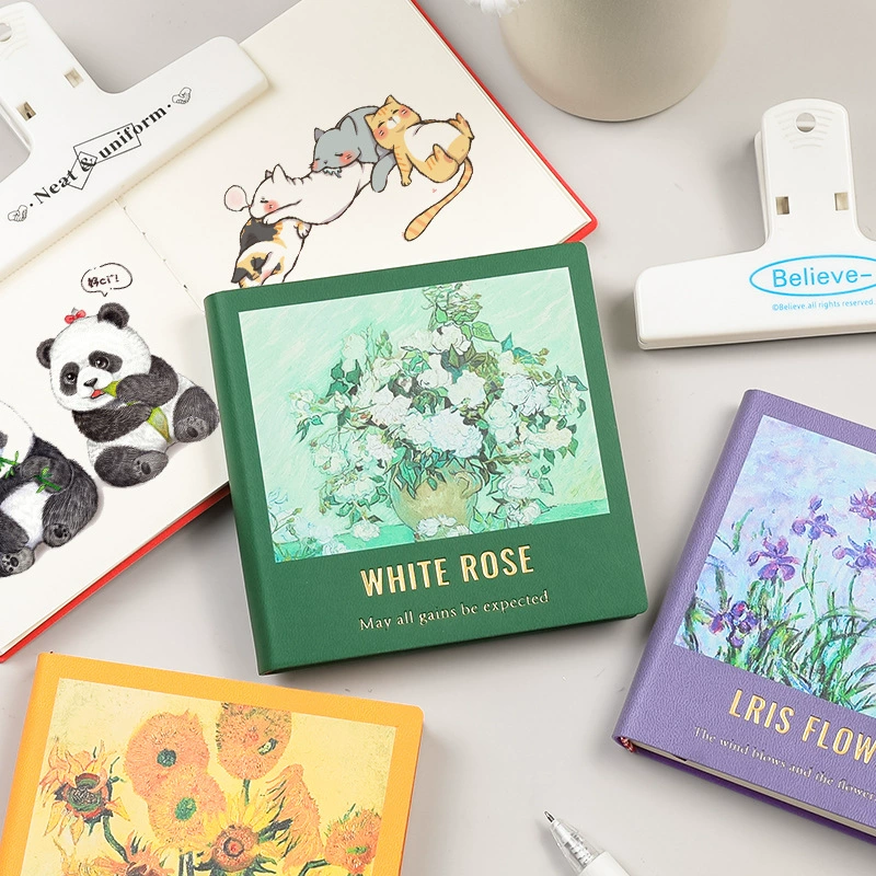 Small book for traveling, square laptop, notebook