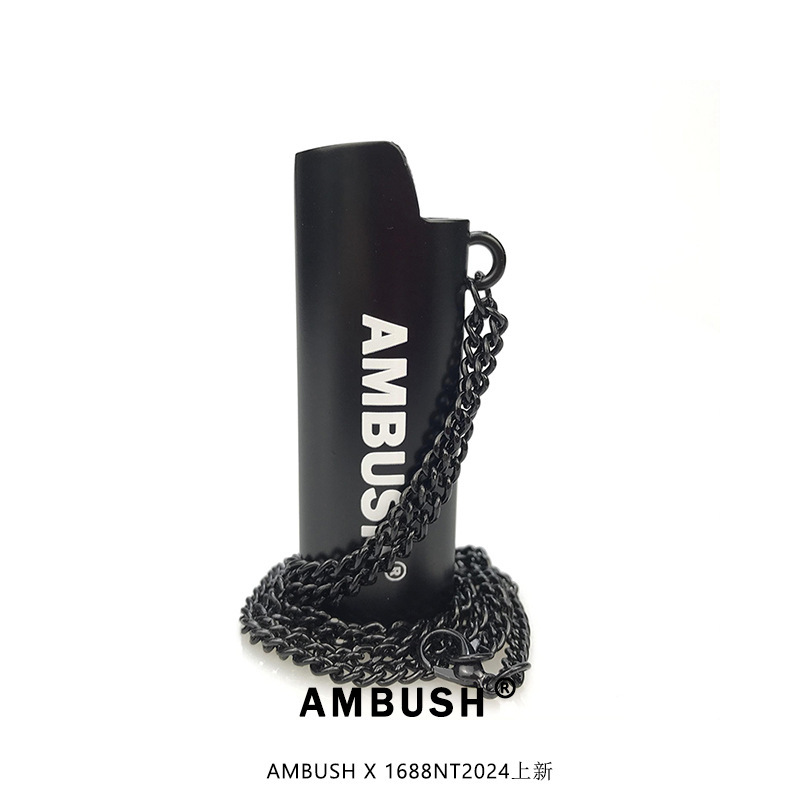 Ambush Lighter Case Necklace Pendant Hip-Hop Hanging Neck Ins Trendy Niche Custom Design Ambush Lighter Case Necklace Pendant Hip-Hop Hanging Neck Ins Trendy Niche Custom Design