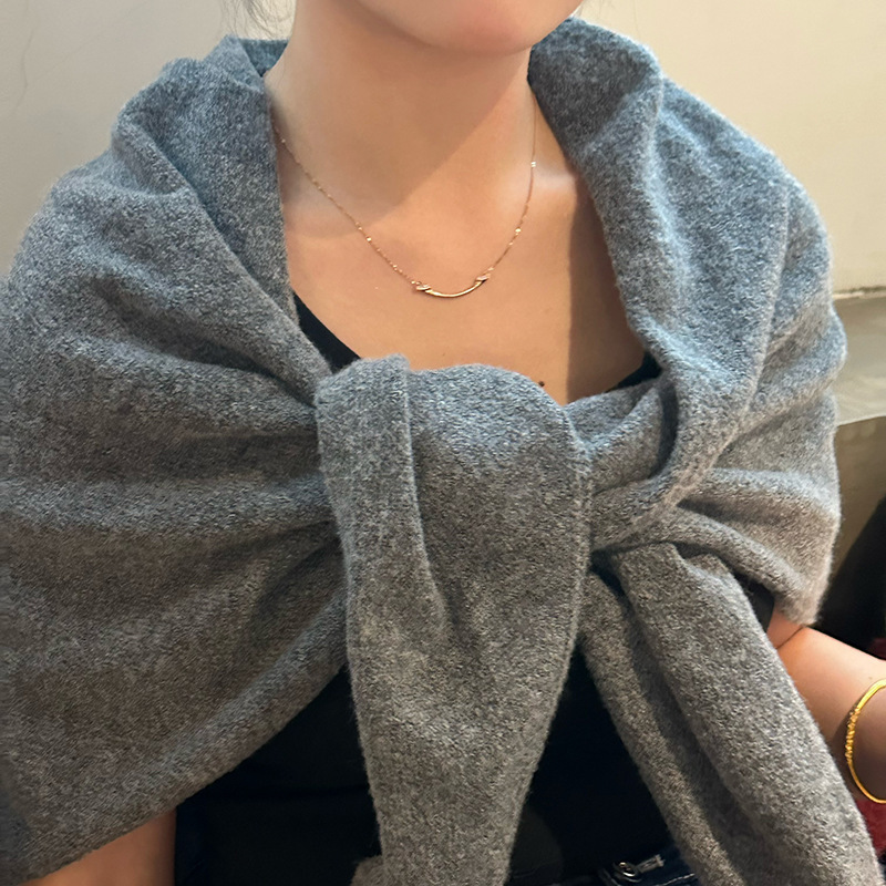 三角巾围巾含羊毛披肩斗篷秋冬女外搭高级感披肩毯保暖小坎肩披风|undefined
