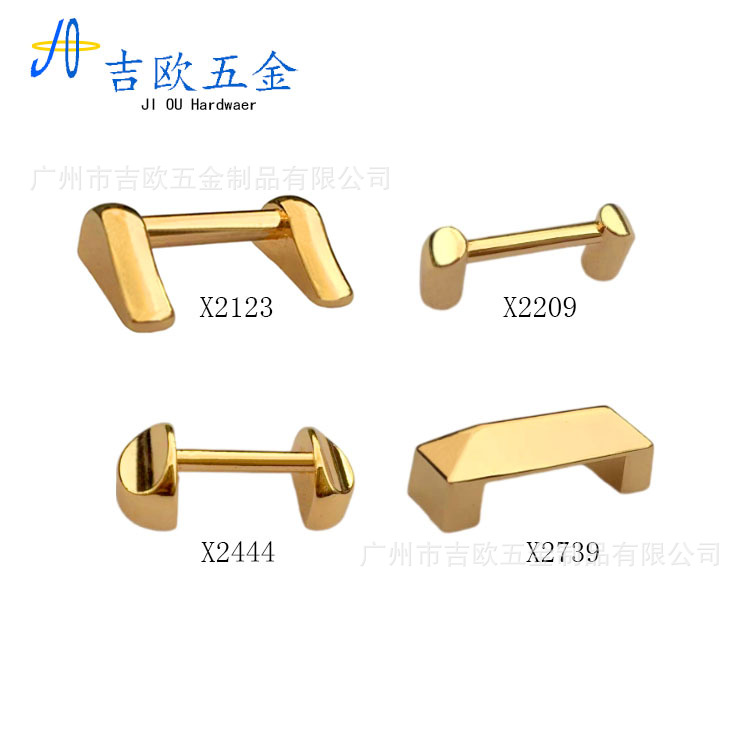 Factory Bag Zinc Alloy Die Casting 6mm Screw Arch Handbag Luggage Accessories Shoulder Buckle U-shaped Decorative Buckle