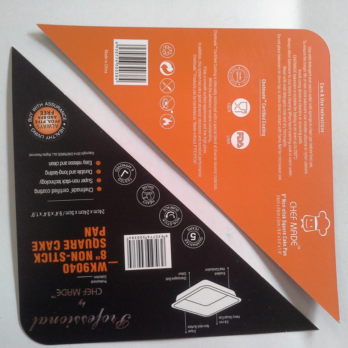 出口厨具烫银彩卡 外贸白卡纸彩印 印刷卡片