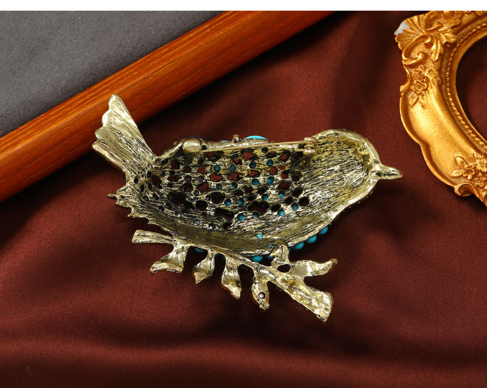 83g Weight Brooches Classification Banquet, Party, Street Occasion Alloy Material Animal Pattern Unisex Gender Retro Style Retro Pin Animal Alloy Unisex Brooches 7
