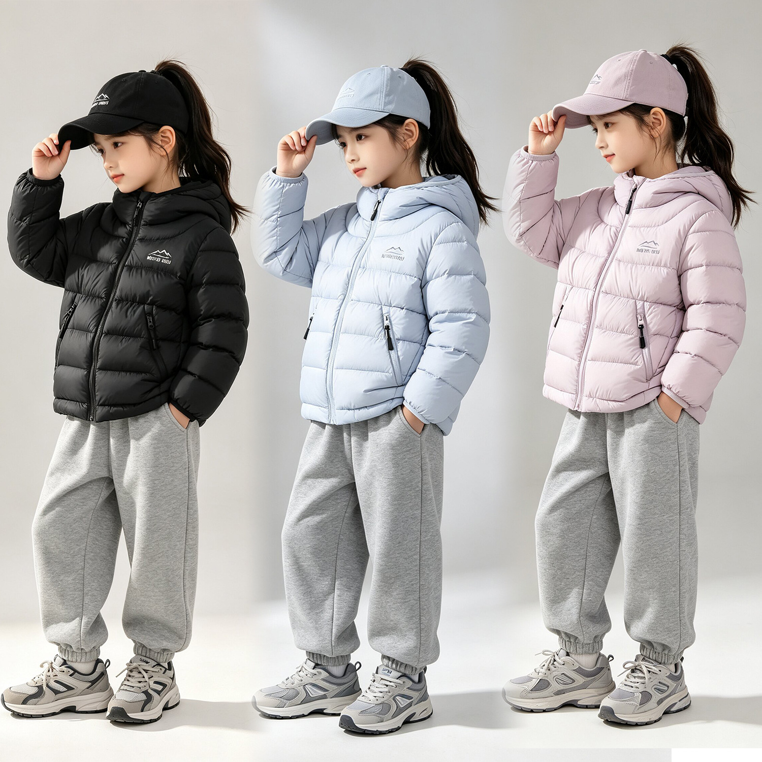 2026 New Children's Down Jacket, Lightweight Short Ribbed Hooded Coat, Autumn and Winter Warm Coat for Boys and Girls