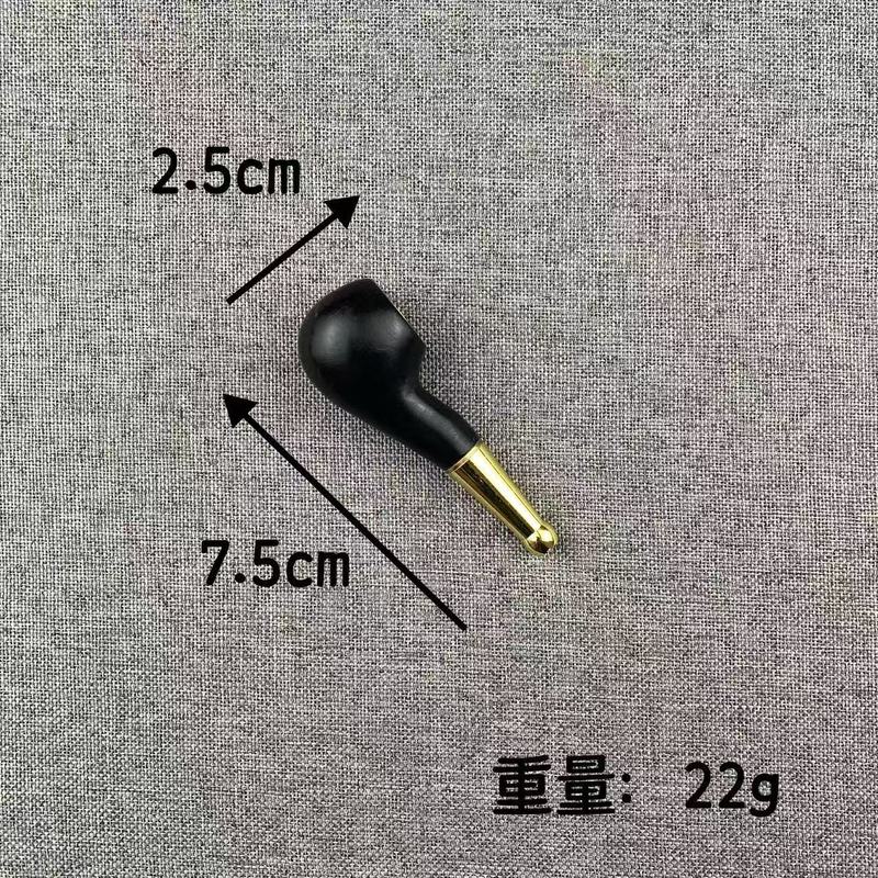 金丝楠木 大叶黄花梨 紫光檀木老式烟斗貔貅烟杆过滤烟嘴可清洗|undefined