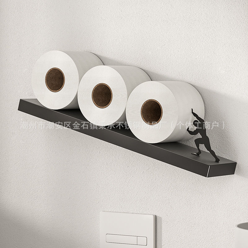 Nueva caja de toallas creativas para baño sin perforación estante de almacenamiento de toallas de cocina estante de almacenamiento de toallas de baño caja de toallas de papel