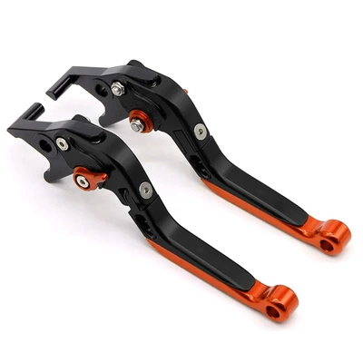 Suitable for Yamaha Fjr, Motorcycle Handle Cover - black-black-orange