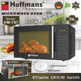 Hoffmans 767  25L Microwave Oven  1pcs/ctn 0.08cbm