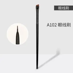 Pincel de maquillaje para delineador de ojos tipo cuchilla, pincel angular ultrafino para sombra de ojos, pincel plano para detalles, pincel para cejas, herramienta de belleza al por mayor.