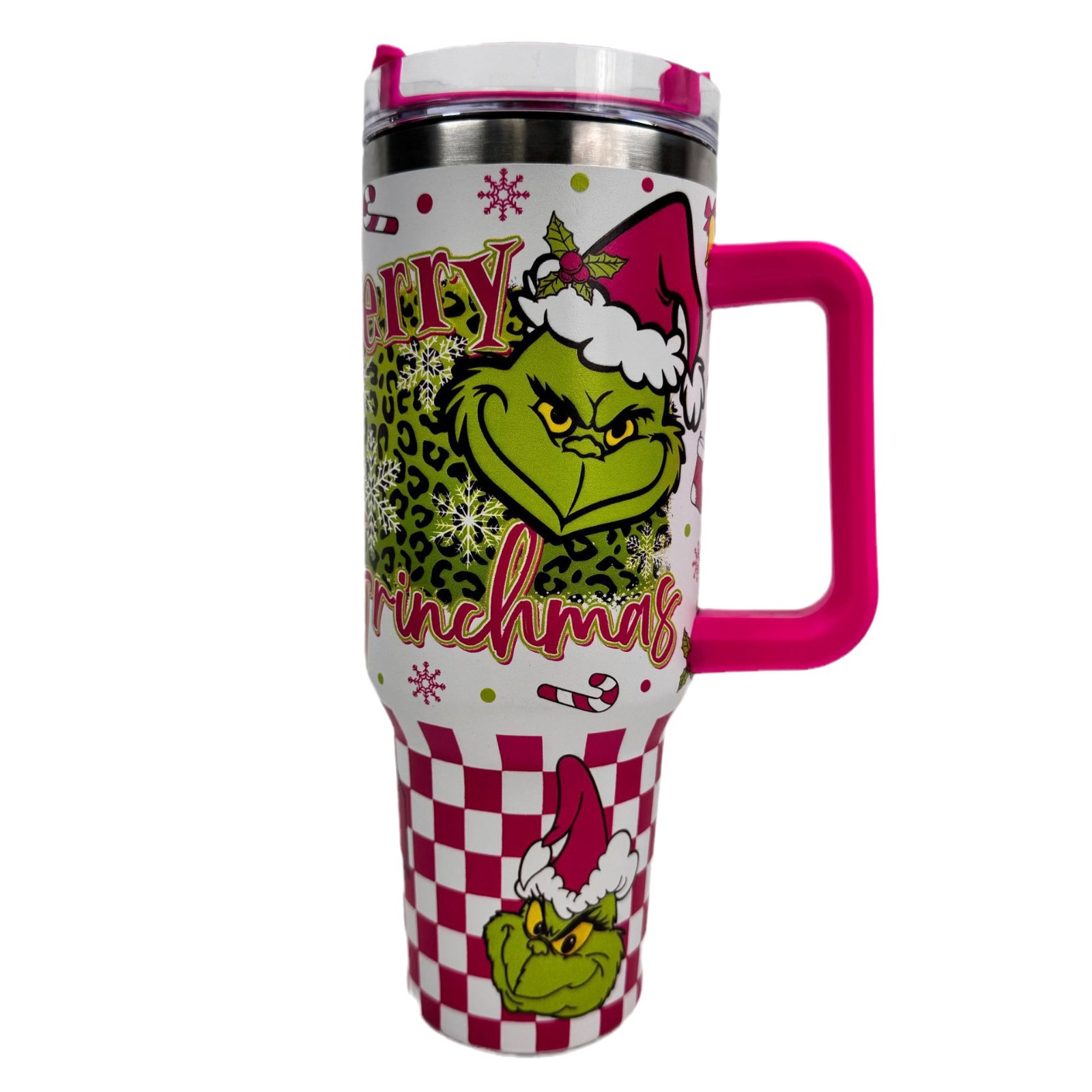 Vaso térmico de acero inoxidable con aislamiento al vacío de 40 oz, para automóvil, de gran capacidad, con impresión UV de diseño 5D, para viajes transfronterizos.