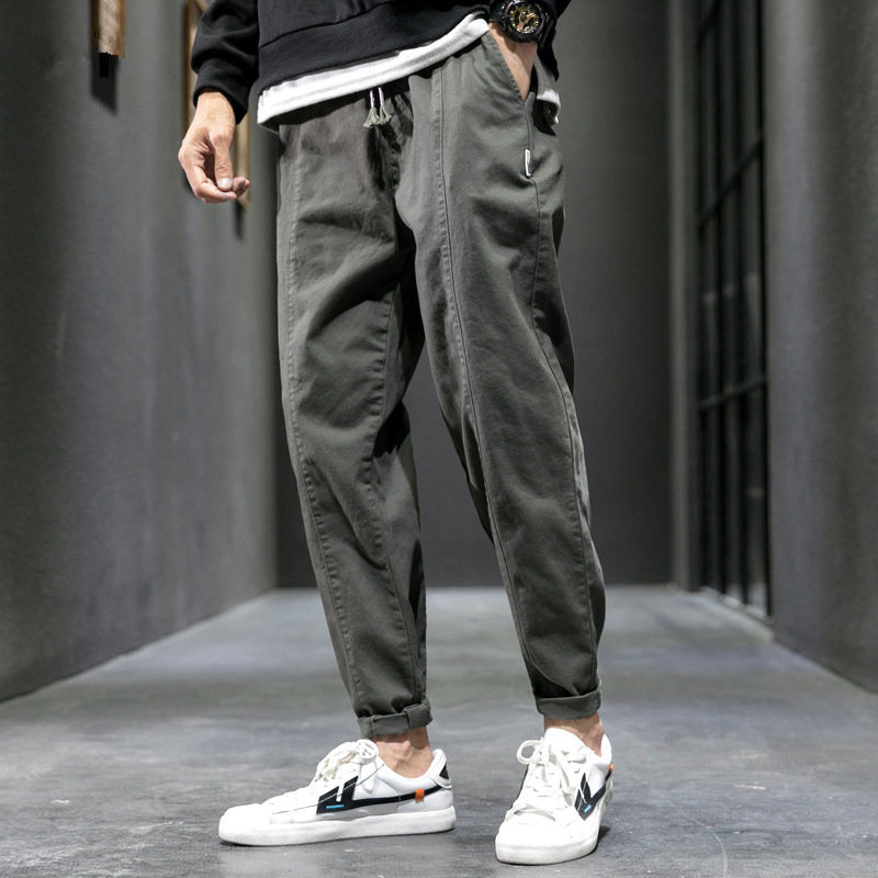 Men's Casual Jeans Pure Cotton Pants Straight-leg Men's Pants Workwear Korean-style Fashionable All-match Student's Leg-toe Sports Pants Men's Casual Jeans Pure Cotton Pants Straight-leg Men's Pants Workwear Korean-style Fashionable All-match Student's Leg-toe Sports Pants