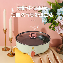 Factory Direct Supply Multi-functional Electric Griddle Household Takeaway BBQ Grill Electric Grill Hot Pot Cross-border Southeast Asia Gift