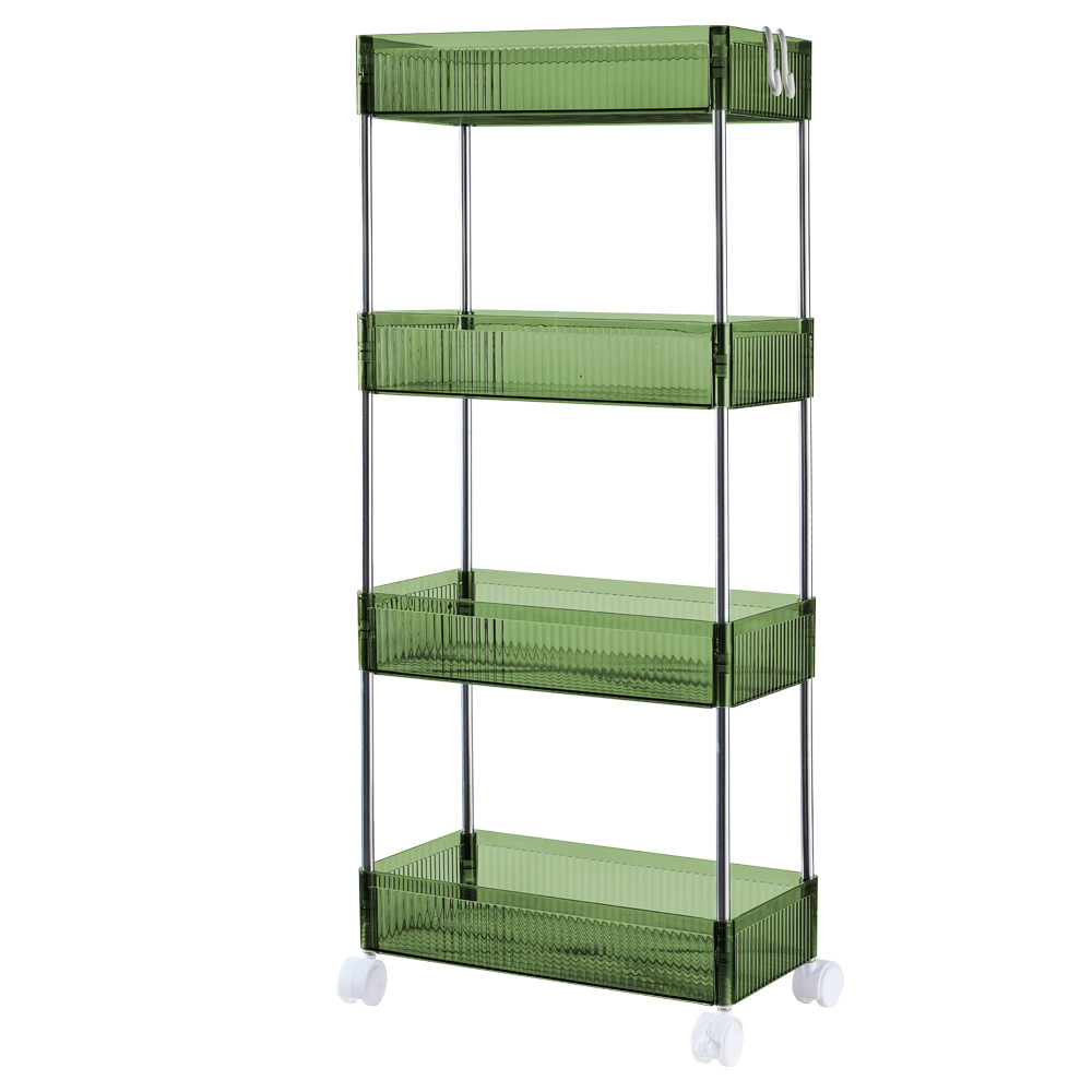 Cuarto de almacenamiento de baño hogar piso almacenamiento rack almacenamiento brecha polea carro almacenamiento rack