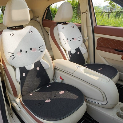 Seat cushion, seat cover, Cat Cartoon, Cute Female Seat Cover
