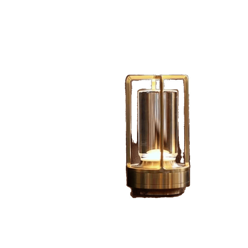Luz inalámbrica de lujo inalámbrica de cabezal de cama de carga de luz de mesa de bar de dormitorio de comedor lámpara de cabezal de cama lámpara de mesa retro lámpara de noche