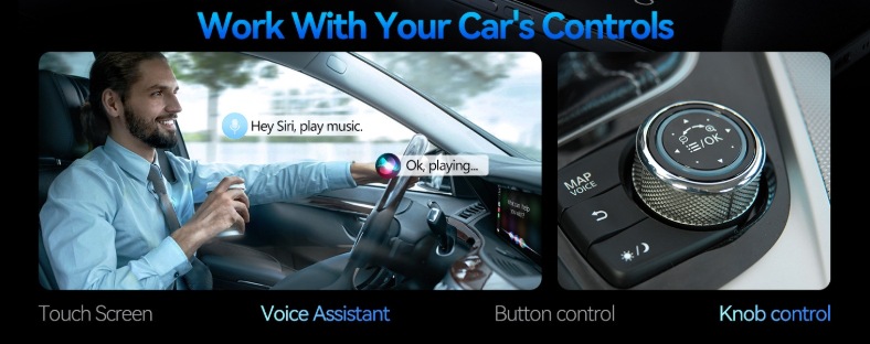 Wireless Carplay Car USB 2-in-1 Apple Android Auto 2-in-1 Screen Projection Overseas Youtube Interconnection