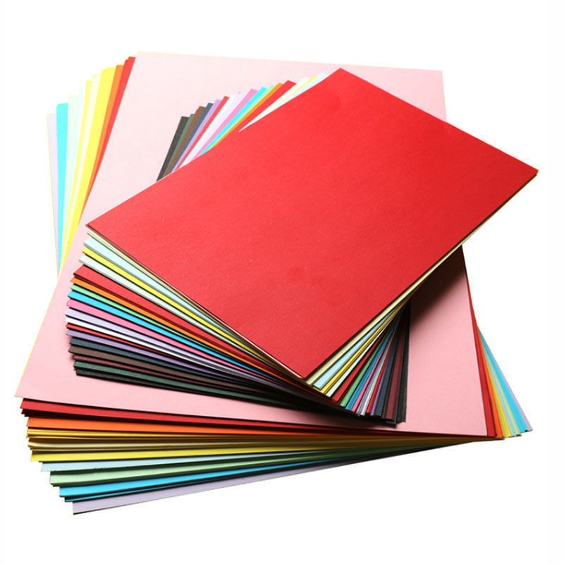 【Envío Gratis】160g Cartulina de Colores A4 Origami A3 Cartulina Blanca y Negra 4K 8K Manualidades para Estudiantes y Niños Pintura FY