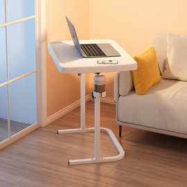 可移动床边桌折叠升降沙发边桌床头简易书桌客厅办公笔记本电脑桌