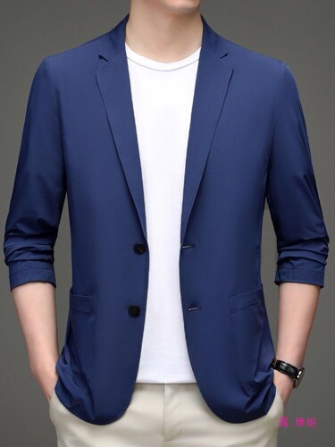 Cross-border foreign trade spring and summer new style sunscreen light familiarity men's casual small suit light business suit outer