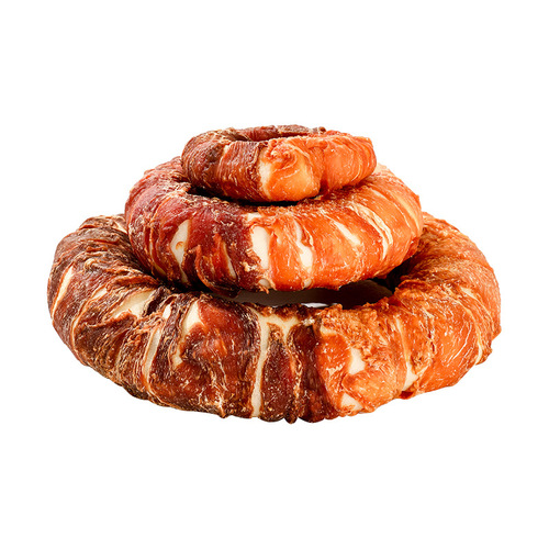 Dog leather chicken and duck meat donuts small and medium-sized dogs pet teething sticks large bite-resistant dog snacks wholesale