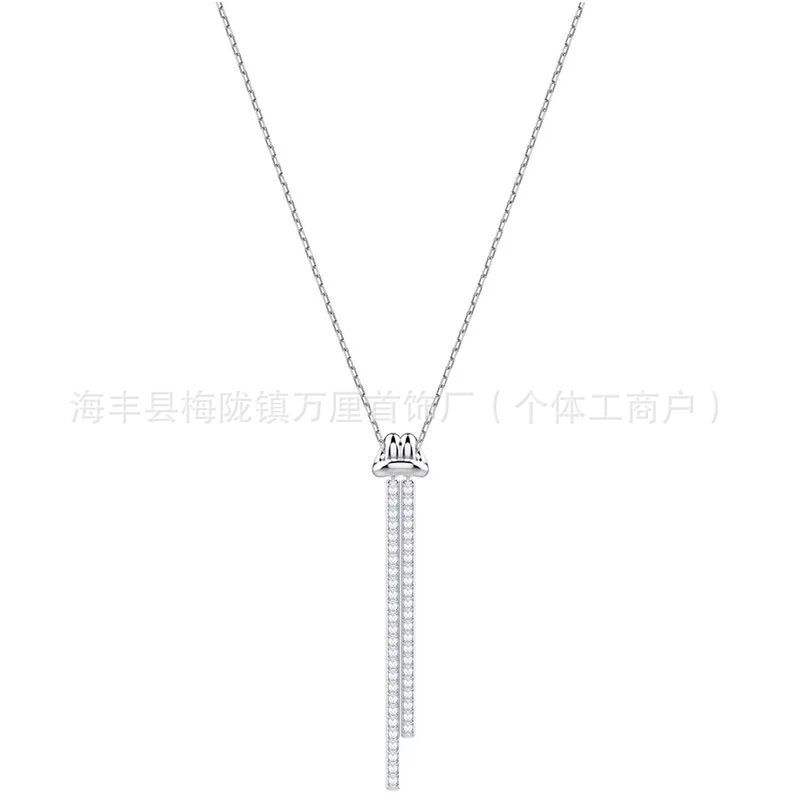 扭结双流苏【白金色】