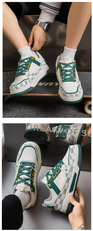 Giày sneaker nam cổ lửng thoáng khí phối màu, đế dày gót 3–5 cm — G 8220m Xanh dương, G 8220m Xanh lá, G8220 màu cam, G8220 xám đen chi tiết 15