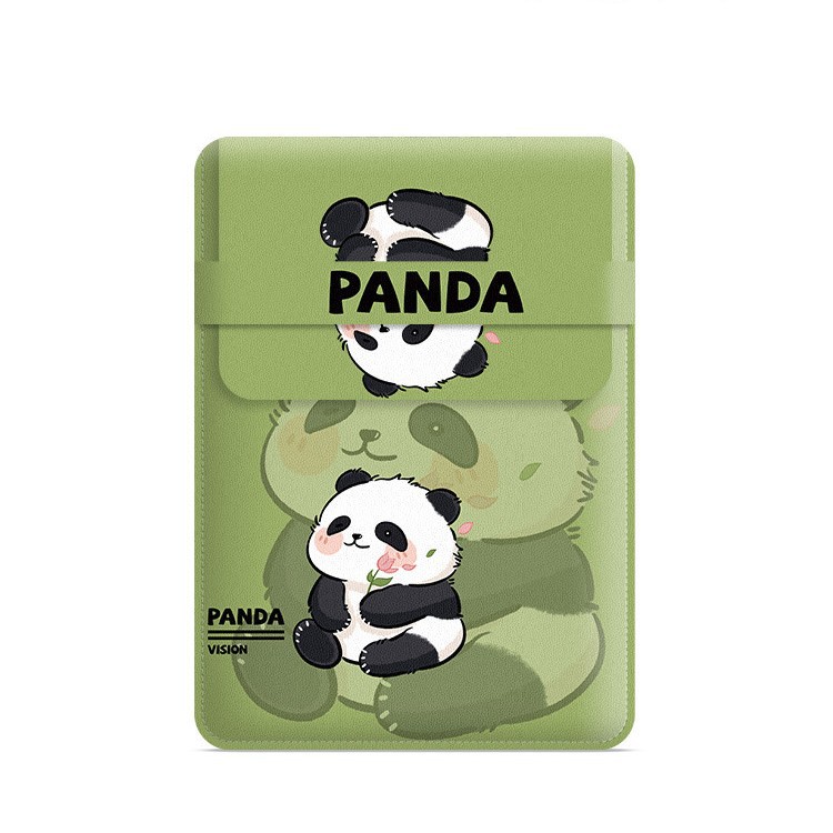 Flower Panda Laptop Sleeve Women's Non-Magnetic Suitable for Huawei Matebook 14inch Tablet Protective Cover
