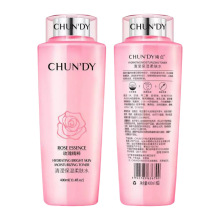 CHUNDY纯点玫瑰大粉水清滢柔肤水补水保湿爽肤400ml大容量护肤品