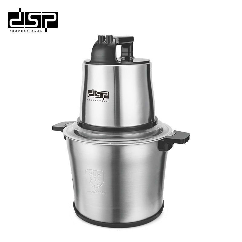 DSP/Dansong ミートグラインダー家庭用ステンレス鋼 10L 大容量電動ミキサー調理機多機能ミートグラインダー|undefined