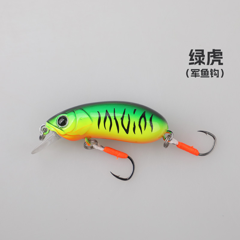 Gancho único tigre verde color3